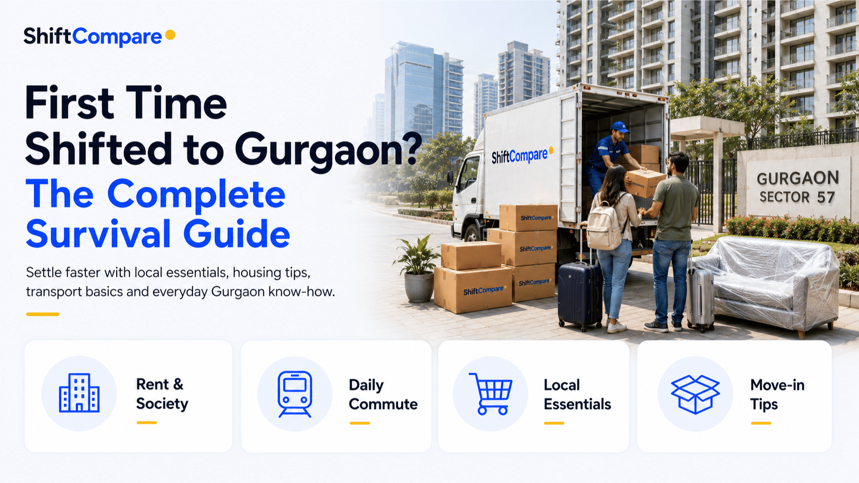 First-time moving to Gurgaon guide with society rules and mover checks