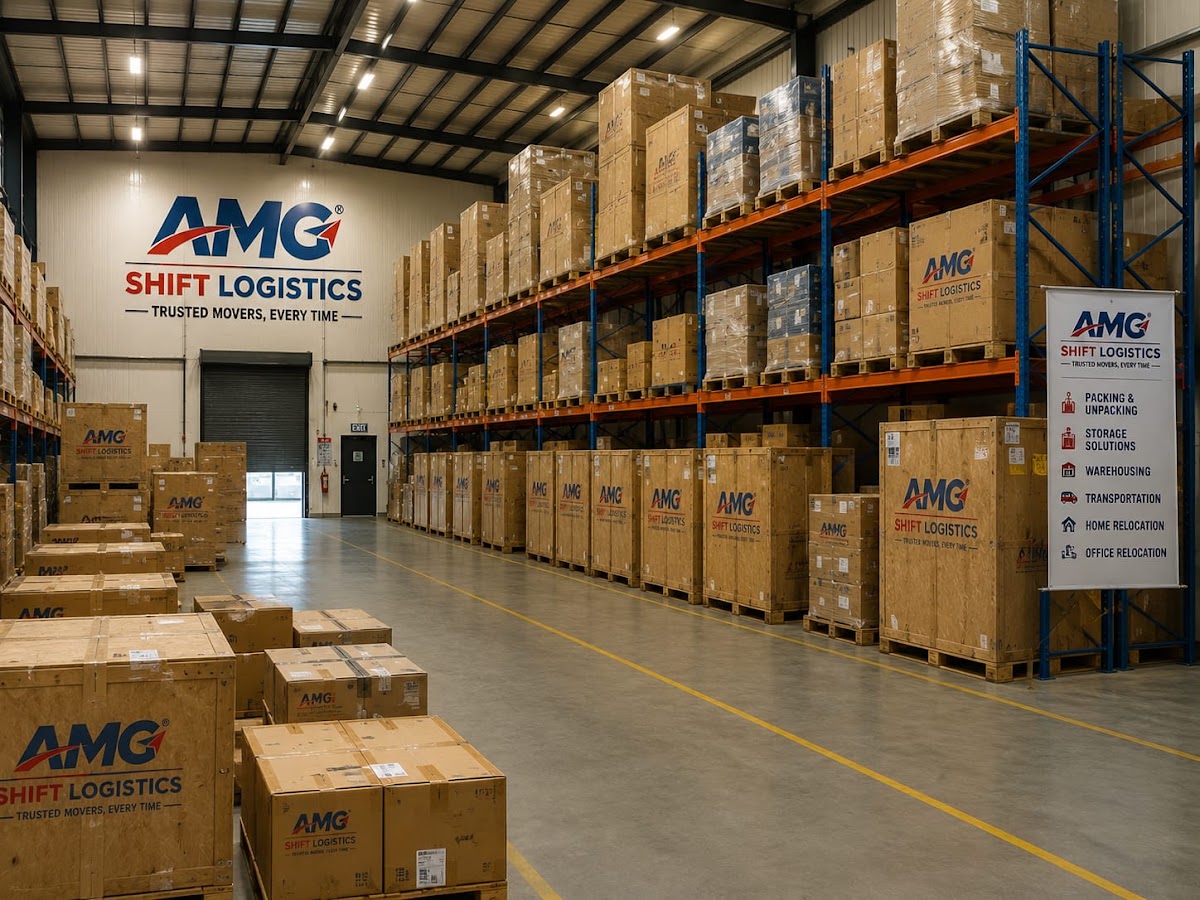 Amg Shift Logistics Packers and Movers packing and moving work in Gurgaon