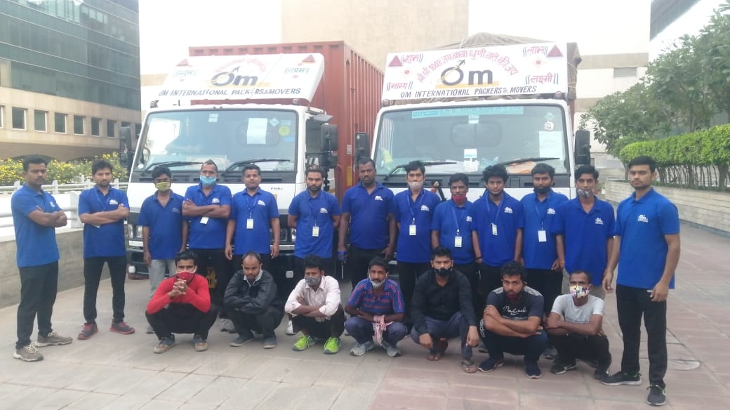 Om International Packers and Movers packing and moving work in Gurgaon