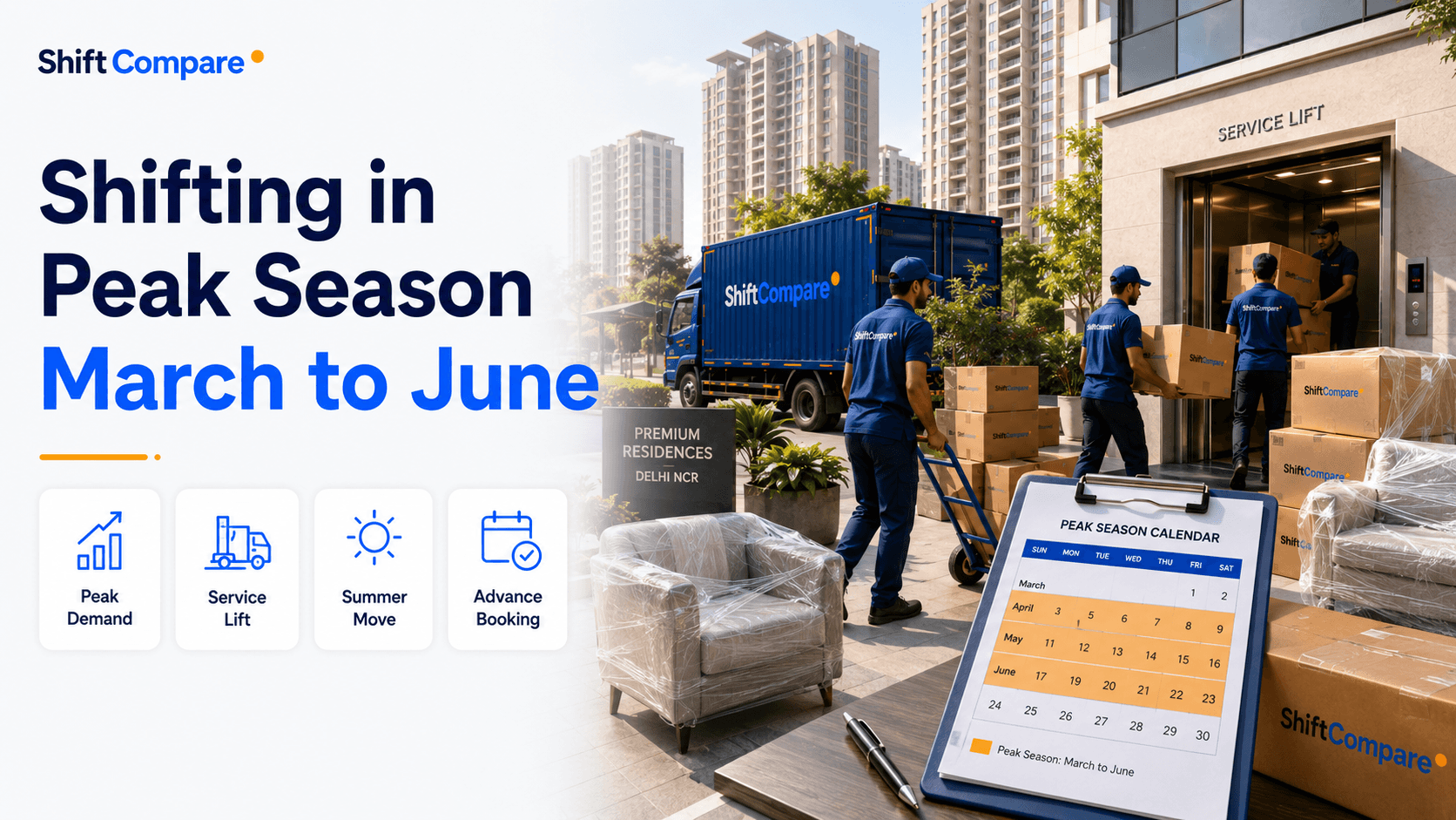Shifting in peak season from March to June with booking timing, heat and quote planning